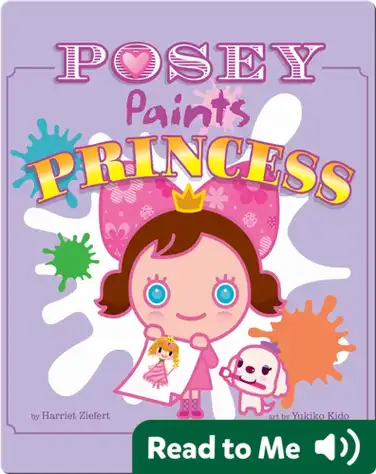 Posey Paints Princess book
