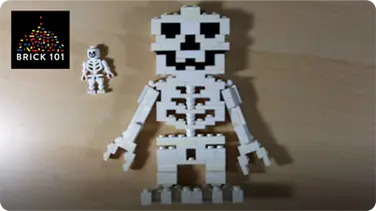 How To Build a LEGO Skeleton book