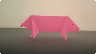Origami Pig book