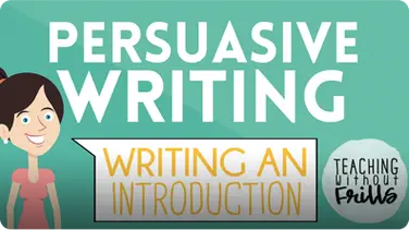 Persuasive Writing for Kids: Writing an Introduction book