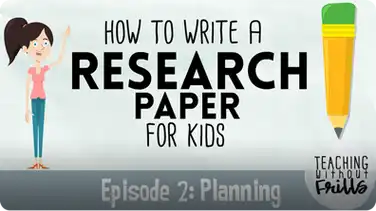 Writing a Research Paper: Making a Plan book