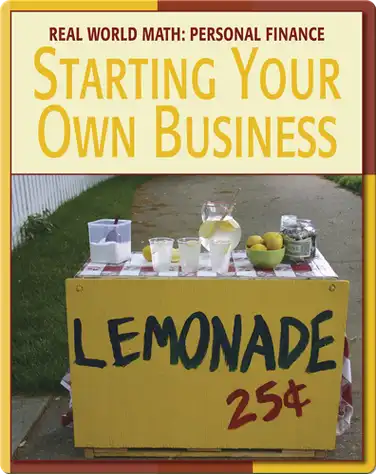 Real World Math: Starting Your Own Business book