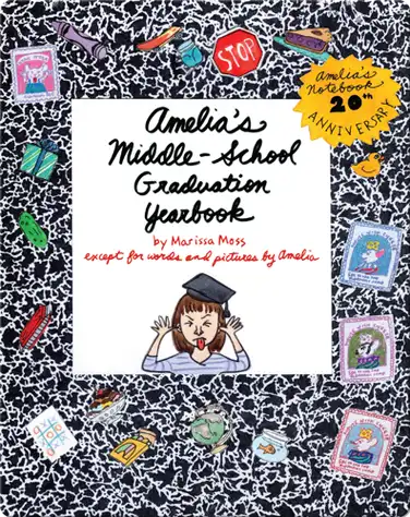 Amelia's Middle-School Graduation Yearbook book