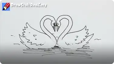 How to Draw Swans of Love! Real Easy book