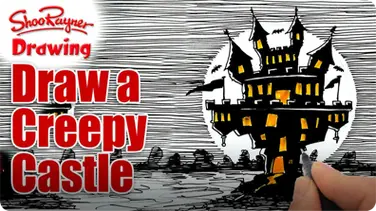 Draw a Creepy Castle book