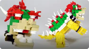 How To Build LEGO Bowser book