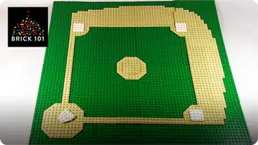 How To Build a LEGO Baseball Field book