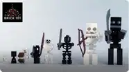 How To Build LEGO Minecraft Skeleton & Wither Skeleton