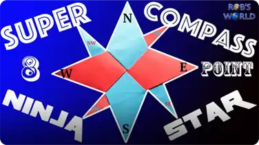 How to Make a Super 8-Point Ninja Star (Compass Star) book