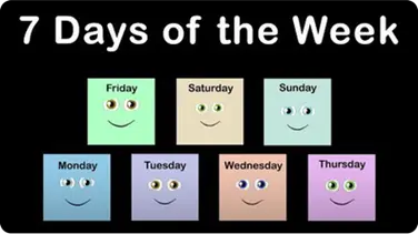 Seven Days of the Week book