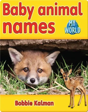 Baby Animal Names book
