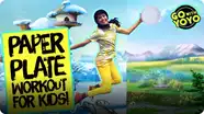 GO With YOYO: Paper Plate Winter Exercise