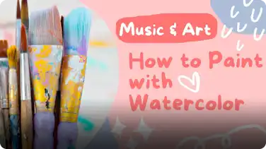 Music and Art: How to Paint with Watercolor book