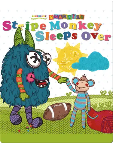 Stripe Monkey Sleeps Over book