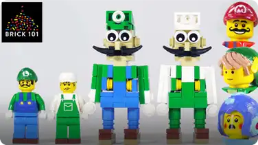 How To Build LEGO Luigi (featuring Mario, Link & Mega Man) book