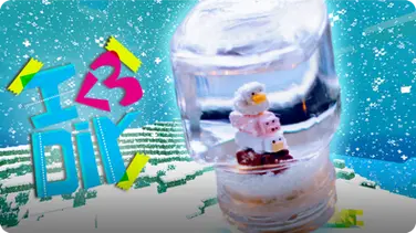 Minecraft Snow Globe with PuddingFishCakes | I ♥ DIY book