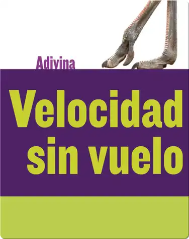 Velocidad sin vuelo: Avestruz book
