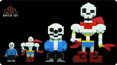 How To Build LEGO Undertale Sans and Papyrus book
