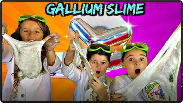 GALLIUM SLIME - Cool STEEL Slime That Melts in Your Hands! book