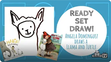 Ready Set Draw! Angela Dominguez draws una Tortuga y Llama! book