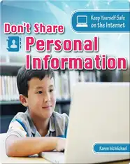 Don't Share Personal Information