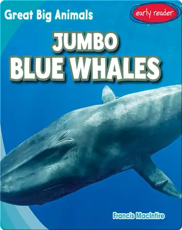 Jumbo Blue Whales book