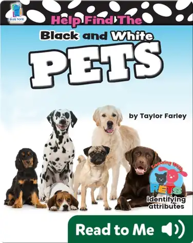 Help Find the Black and White Pets book