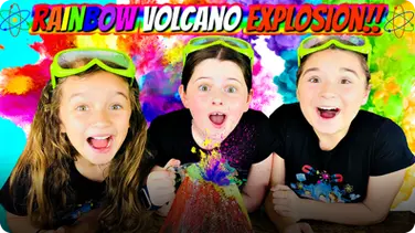 Make a Rainbow Volcano Explosion book