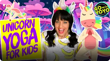 GO With YOYO: Unicorn Yoga book
