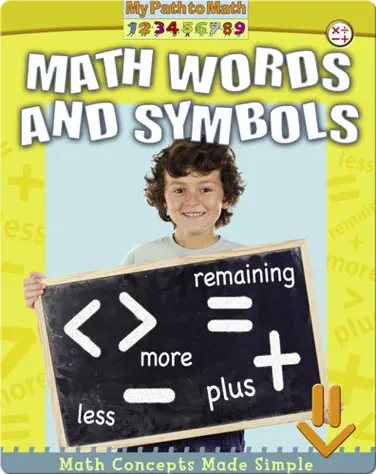 Math Words and Symbols book
