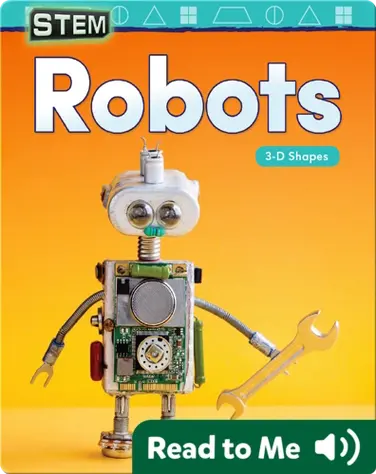 STEM: Robots: 3-D Shapes book