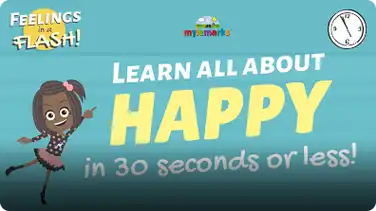 Feelings in a Flash: Happy book