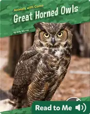 Animals with Camo: Great Horned Owls