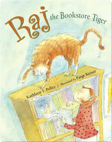 Raj the Bookstore Tiger book