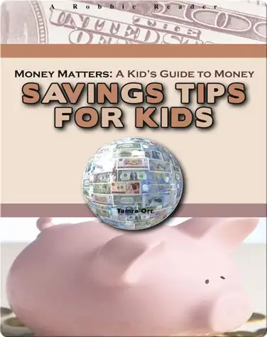 Savings Tips For Kids book
