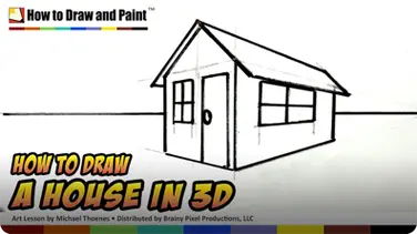How to Draw a House in 3D book