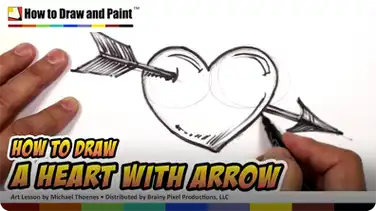 How to Draw a Heart with Arrow book