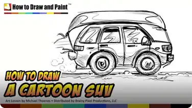 How to Draw a Cartoon SUV book