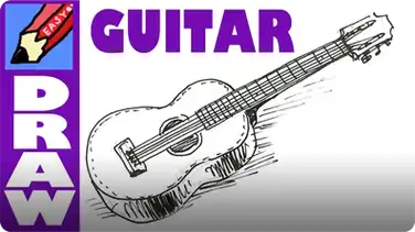 How to Draw a Spanish Guitar Real Easy book