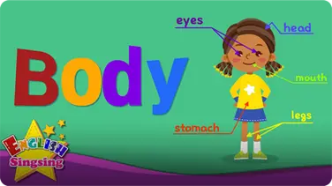 Kids Vocabulary: Body - Parts of Body book