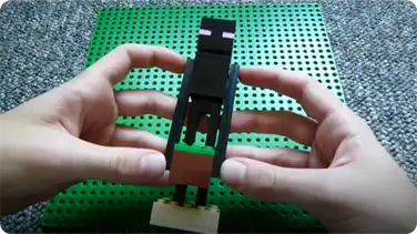 How to Build: Lego Minecraft Enderman book