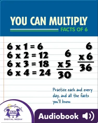 You Can Learn To Multiply Facts of 6 book