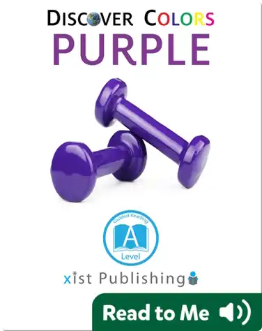 Discover Colors: Purple book