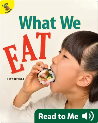 What We Eat book