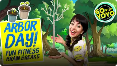 Arbor Day Exercise with YoYo book