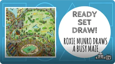 Roxie Munro Draws an AMAZING MAZE book