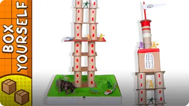 Craft Ideas with Boxes - Toilet Roll Tower book