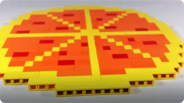 How To Build LEGO Pizza book