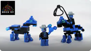 How To Build LEGO Cowboybots book