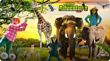 Kids and WILD ANIMALS at the Zoo | Wild Animal Adventure book